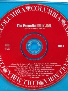 (2001) Billy Joel - The Essential Billy Joel Music CD Disc 1 Only